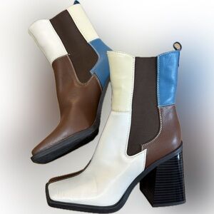 CIRCUS NY by SAM EDELMAN Women's Lauren Colorblocked Chelsea Boots